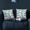 NOVELY DEKOKISSEN 210D Print | Dekorative Outdoor-Kissen Zierkissen Sofakissen Wasserabweisend mit Füllung Blumen-Muster 45x45 cm (2er-Set) - D140 Tropic Pastell Ausführung: Komplett (mit Füllung)