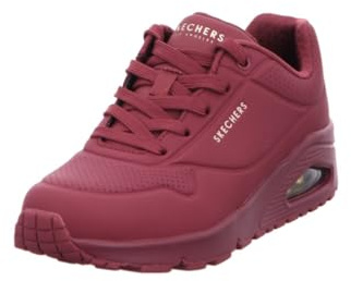 Skechers Uno Stand On Air, Scarpe da ginnastica Donna, Plum Durabuck Mesh, 41 EU