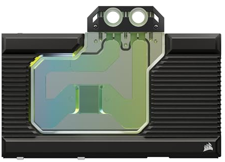 CORSAIR Hydro X Series iCUE LINK XG7 RGB 4080 STRIX/TUF Water Block - Pour Les Cartes MSI GeForce RTX 4080 GAMING STRIX/TUF - Noir