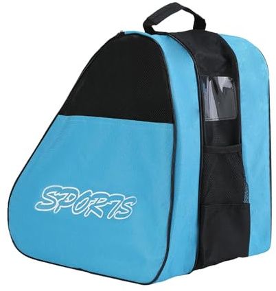 Sac à chaussures de ski pour enfants - Sac à patins à roulettes - Sac pratique pour patins à glace - Sac de hockey sur glace - Sac élégant pour patins à roulettes et accessoires - Sac triangulaire