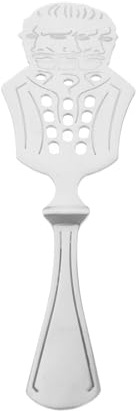 OUNONA Cucharas De Absenta De Acero Inoxidable Filtro Para Beber De Madera De Ajenjo Gotero De Cuchara De Fuente De Absenta Ahuecado Vintage Para Barra De Copa De Cóctel Ritual Hogar