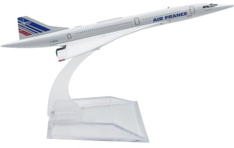 SUNSK Flygplan modell legering 1/400 skala diecast flygplansmodell Air France Concorde flygplan modell miniatyrmodeller samling gåva