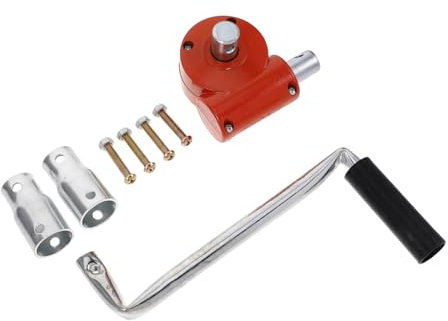 Toyvian Film Pour Store De Serre Enrouleur Manuel à Manivelle Kit De Réparation Pour Installation De Film De Serre Outil Enroulement De Pour Rechange Pour Manivelle