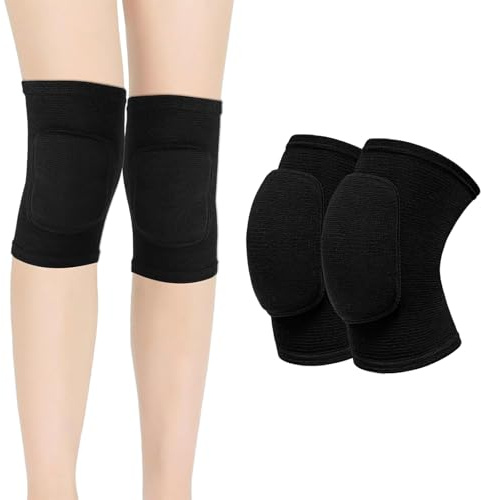 ZesNxj Knieschoner Volleyball – Gepolsterte Volleyball Knieschoner für Damen & Herren, Atmungsaktive Knieschoner Tanzen, Stoßdämpfende Knieschoner Handball für Training & Hallensport