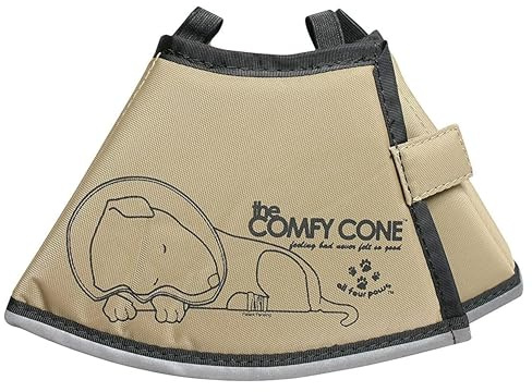 ALL FOR PAWS Halskragen COMFY CONE Halstrichter für Hunde und Katzen braun, S