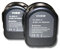 vhbw 2X Akku kompatibel mit Rems 571513, Pressmaschinen, R12, 571510 Werkzeug (3000 mAh, NiMH, 12 V)