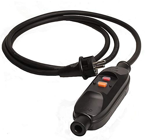 KlingerBorn | FI-PD22A | Personenschutzschalter PD22A - 30mA | Unterspannungsauslöser | 230V~16A | IP66 | 30mA | Inklusive 2m Netzleitung H07RN-F 3G1,5, Anschluss L-N-PE | Schutz vor Elektrounfällen