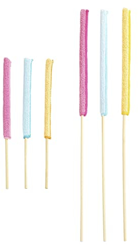 Maximex Ensemble de bâtonnets microfibre 6 pièces, plumeau en microfibres Multicolore