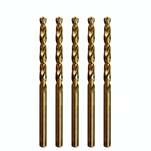 STROTON Brocas de M42 8% Cobalto para Acero Inoxidable y Metal (4,0mm x 5piezas)