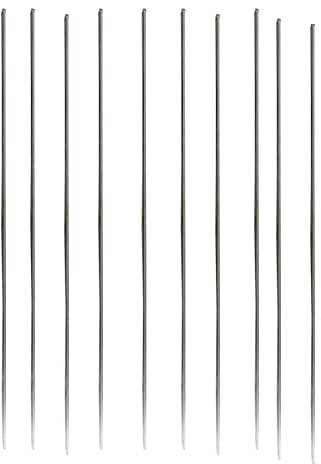 Lueao Cqinju-Welding Wire Rods 10pcs 1.6x230mm Metal Aluminum Magnesium Silver Electrode Welding Rod Flux Cored Wire Brazing Stick Soldering Tool, Multipurpose Repair Rods