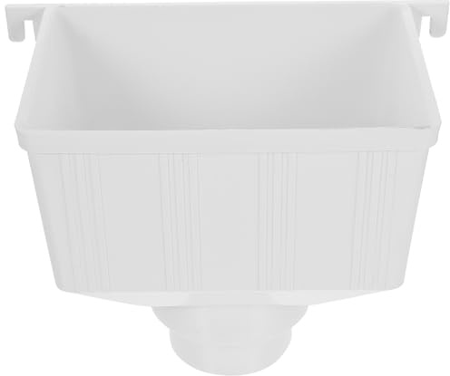 DOITOOL Gutter Downspout Diverter Rainwater Collection System Adapter for Roof Drainage Outdoor Water Diverter 10.43X8.07X6.06In Durable PVC Pipe Accessories