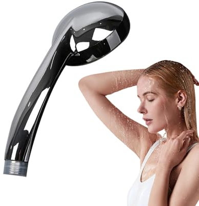 Fruusv Pomme de douche lumineuse | Buse de douche augmentant la pression avec lumières LED, changement de couleur, pommeau de douche adoucisseur d'eau, 7 couleurs pour cheveux secs et peau