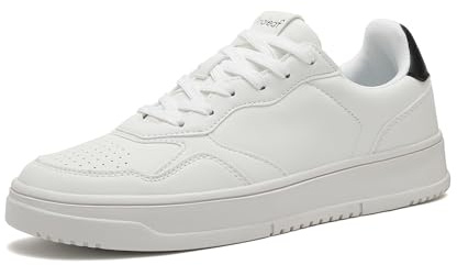 ANALEAF Men's Casual Fashion Trainers Business Lace-Up Shoes | Thickened Tongue Lining, Slip-Resistant Sole, Versatile Style