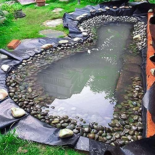 Rivestimento per laghetto, laghetto da Giardino, Rivestimento in Gomma per laghetto, 0,3 mm, laghetto Artificiale, Rivestimento per laghetto con Pesci, Piscine, Giardini,