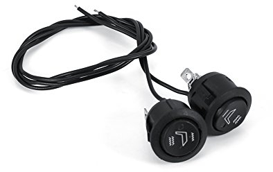 Keenso Auto Sitzheizung Schalter, 1 Paar 3 Polig 12V Universal Auto Sitzheizung Schalter mit Kontrollleuchte für alle Sitze - Autos SUV LKW RV Boote Motorrad