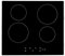 Panana Electric Radiant Domino Ceramic Hob, Built-in Touch Controls with Child Lock Timer, Fits for All Cookwares (Black, 4 Zone Ceramic Radiant Domino Hob)