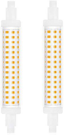 Bonlux R7s 118mm LED Bulb Linear Warm White 3000K Double Ended Base 15W J118 J Type Super Bright Floodlight 120W Halogen Lamp Replacement for Garden, Garage, Parlor, Non-Dimmable 240V (2-Pack