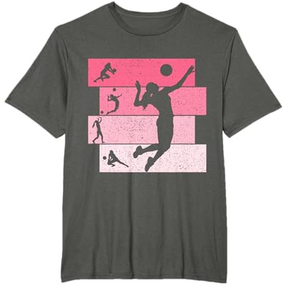 Volleyballerin Volleyball Mädchen Damen T-Shirt