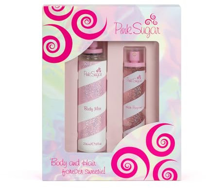 PINK SUGAR SET mit BODY MIST 236 ML + HAIR PERFUME 100 ML