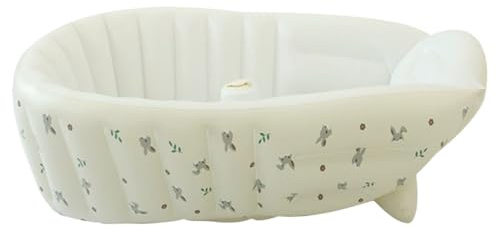Bañera inflable plegable para bebé, resistente, de 0 a 5 años, ligera, ahorra espacio, ideal para el hogar, viajes familiares y estancias nocturnas
