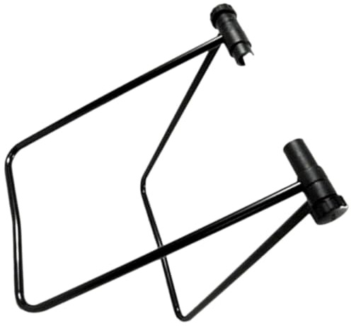 Alipis Folding Bike Stand and Rear Wheel Clamp Design Parking Rack for Quick-release Placement Clamp Metal Construction with Easy Installation Prevents Tipping Bike Storage