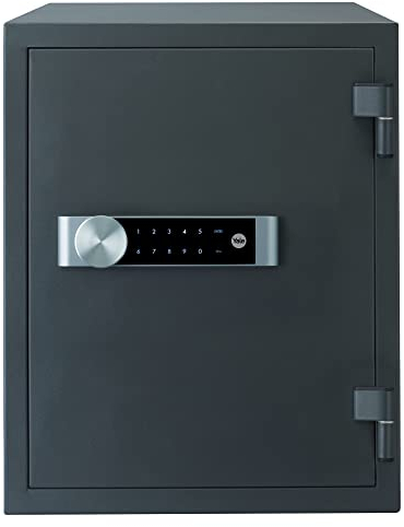 Yale Extra Large Fire Safe, High Security, Secured by Design approved, 60 minute Fire Protection, Touchscreen Keypad Entry, 16mm Steel Locking Bolts, Lockdown Mode – YFM/520/FG2