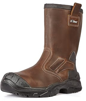 U-POWER | Scarpe Antinfortunistiche, Modello Alaska UK S S3S CI FO SR, Puntale Composito, Antiperforazione Tessile No Metal
