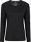 Mountain Warehouse IsoCool Dynamic Womens Top - Comfortable Ladies Tshirt, Long Sleeve Top, Lightweight, Fast Dry, Breathable - for Spring Summer, & Travelling Black Women's Size 12