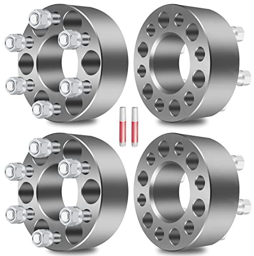 ECCPP 4PCS 2 inch 6 Lug Wheel Spacers Kits 6x4.5 to 6x4.5 6x114.3mm Wheel Spacers Fits 1991-2004 for Dodge Dakota 1998-2006 for Dodge Durango