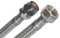 SFX® Panzerschlauch 150cm Flexschlauch 3/8''ÜM x 10mm Quetschverschraubung Edelstahl Anschlussschlauch Armaturenschlauch Wasserhahn Mischbatterie 1500mm