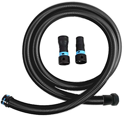 Cen-Tec Systems 94181/NUM/BLA 3 Metre Dust Extraction Hose for 32mm Numatic Vacuums (Henry, Hetty, Harry, Charles etc.) with Power Tool Adapter (25mm, 35mm, 38mm, 48mm) - Black