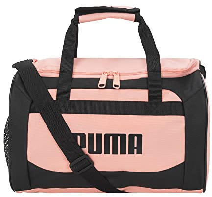 PUMA Kids' Transformation 14 Youth Duffel Bag, Medium Pink, One Size