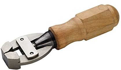 Morsetto a mano con manico in legno, 135 mm, per tenere utensili