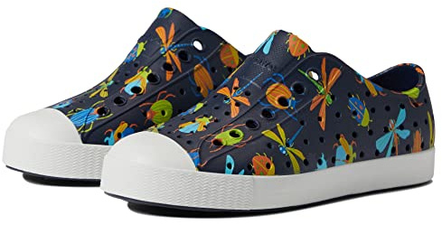 Native Shoes Women's Jefferson Water Shoe, Insight Blue Shell White Bug Buddies, 11.5 UK Child