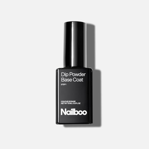 Nailboo Dip Powder Essential Liquid, Base Coat for Nail Dip Powder, New Premium Formula, DIY At Home Manicure, No UV Lamp Needed, For Beginners & Professionals, 0.5 Fl Oz (1 Pack)