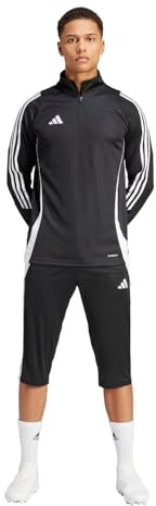 Adidas Men's Tiro 24 3/4 Pant, Black/White, Medium