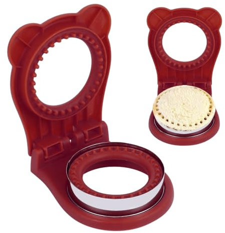 Taglierina e Sigillatrice per Sandwich Pressa Decruster per Sandwich Utensile Manuale per Tagliare la Torta e Sigillare il Pane per Bambini Ragazzi e Ragazze Pancake Sandwich