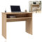 Bürotisch Schreibtisch Sonoma-Eiche 90x50x74 cm, Computertisch aus Holz, Schreibtische mit einem Ablagefach für Arbeitszimmer, Schlafzimmer, 801173