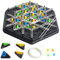 Chain Triangle Chess Game,2-4 Player Geometric Chess Game,Triangle Chess Game,Elastic Band Game,Birthday Party for 3+ Year Old,for Kids Adult Christmas Birthday Toys Gifts
