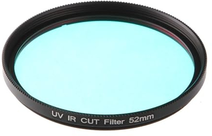 MITINGER Filtro de Lente,Filtro Polarizador 6 49 52 55 62 67 72 mm Corte UV-IR Filtro de Rayos X de Pase infrarrojo IR UV Filtrar(62mm)