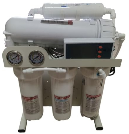 Système d'osmose inverse de filtration RO 800 GPD + 800 GPD niveau 5, système de filtration d'aquarium, purificateur d'eau automatique intelligent 1600 G Avec un taux de filtration élevé