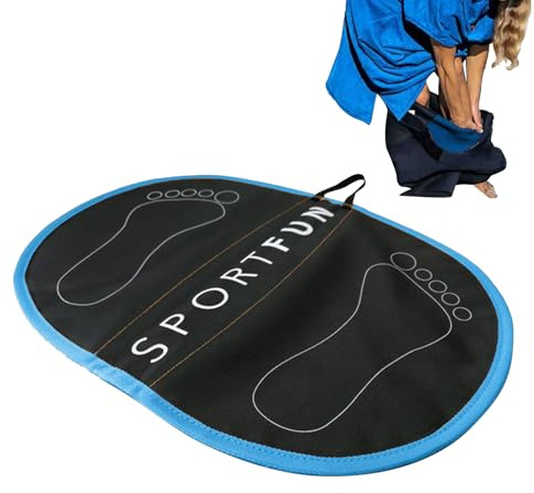 Tapis de déménagement pour surf, équipement de surf, étanche, pliable, avec poignée de transport, pour homme et femme, piscine, bain de soleil, sable, plein air, bateau