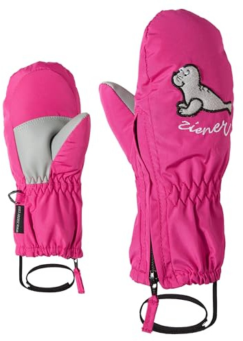 Ziener Baby LE ZOO MINIS glove Ski-handschuhe / Wintersport |warm, atmungsaktiv, rosa (pop pink), 92cm