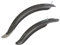 M-Wave Kinder Mud Max Kids F+R Schutzblech Set, schwarz, 16-20 Zoll
