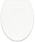 Vantency Toilet Seat Oval, Soft Close Toilet Seats White with Quick Release, Top Fixing Toilet Lid O Shape