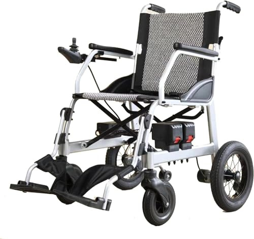 Silla de ruedas eléctrica plegable, ligera, autopropulsada, ayuda a la movilidad para un viaje seguro y cómodo