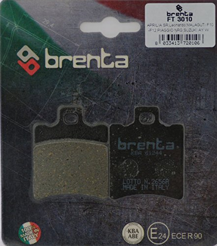 Brenta Pastiglie Freno Organiche Moto per Aprilia, Benelli, Beta, Garelli, Gilera, Honda, Malaguti
