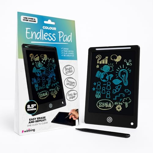 #winning Endless Drawing Pad Colour Reusable Electronic LCD Sketch Doodle Notepad