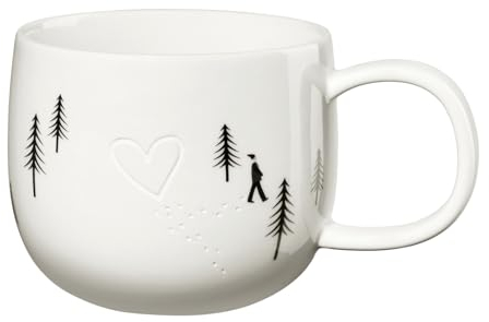 ASA Selection Joy Henkelbecher Heart In The Snow L. 100mm, B. 100mm, H. 85mm