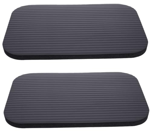 POPETPOP 2 Pz Tappeto Inginocchiatoio da Giardino Pad Inginocchiatoio Tappetino Inginocchiatoio da Giardino Pad in Ginocchio Ginocchiere per La Pulizia del Pavimento Gomitiere Yoga Black Nr